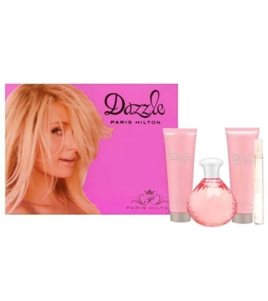 Estuche Dazzle De Paris Hilton 2 + Gel De Ducha + Crema Perfumada Mujer EDP