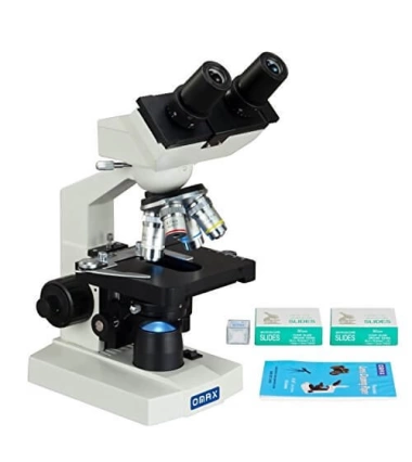 Microscopio Compuesto Omax Aumentos 40X A 2000X 4 Objetivos Condensador Abbe