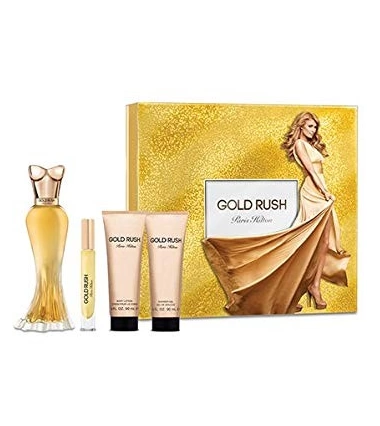 Estuche De Gold Rush De Paris Hilton 4 Pcs Mujer EDP