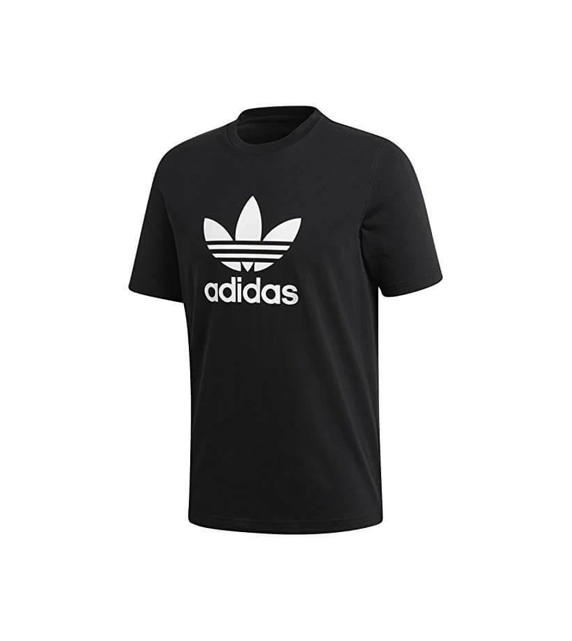 Camiseta Para Hombre Trefoil Tee De Adidas Originals Negra