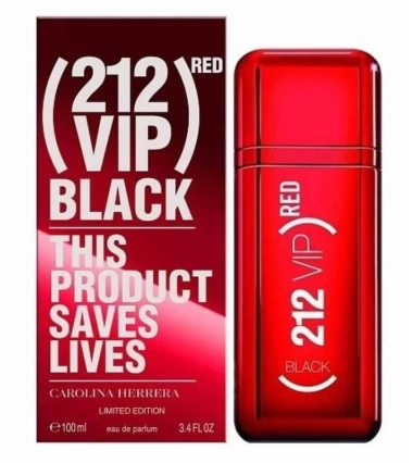 212 Red Vip Black De Carolina Herrera 100 ML Hombre EDP