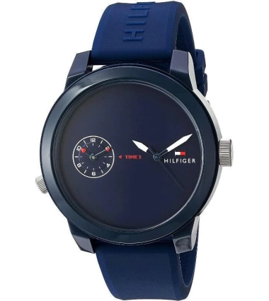 Reloj Tommy Hilfiger Denim 1791325 Deportivo 44Mm Azul Navy