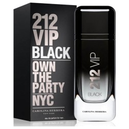 Perfume 212 VIP Black Carolina Herrera Hombre 200 Ml EDP