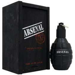 Perfume Para Hombre Arsenal Black De Gilles Cantuel 100 Ml