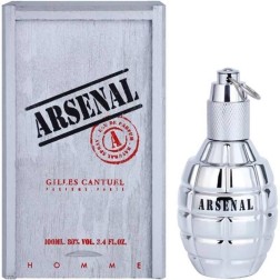 Perfume Para Hombre Arsenal Platinum De Gilles Cantuel 100 Ml 
