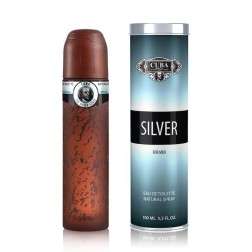 Perfume Para Hombre Silver De Cuba Paris 100 Ml EDT