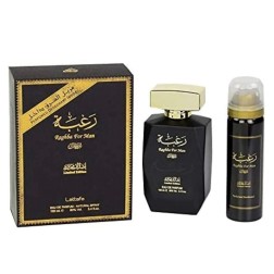 Set Perfume Raghba For Men De Lattafa + Desodorante 100 ML EDP