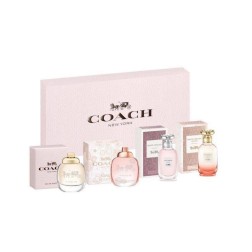 Set De Perfumes Miniatura Coach Dama 4 Pc