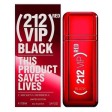 Perfume Para Hombre 212 Red VIP Black De Carolina Herrera 100 Ml EDP
